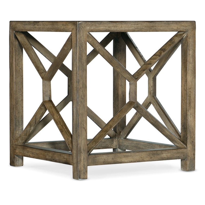Macaron End Table, Brown