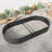 Black Metal Raised Garden Bed, 88.99"X45.14"X11.26", For Flowers & Veggies, Finish, Easy Assembly Kit Oval Black, 87.5"X45.14"X11.26", Plants Strong Build, Facilitates Soil Drainage-1849757013