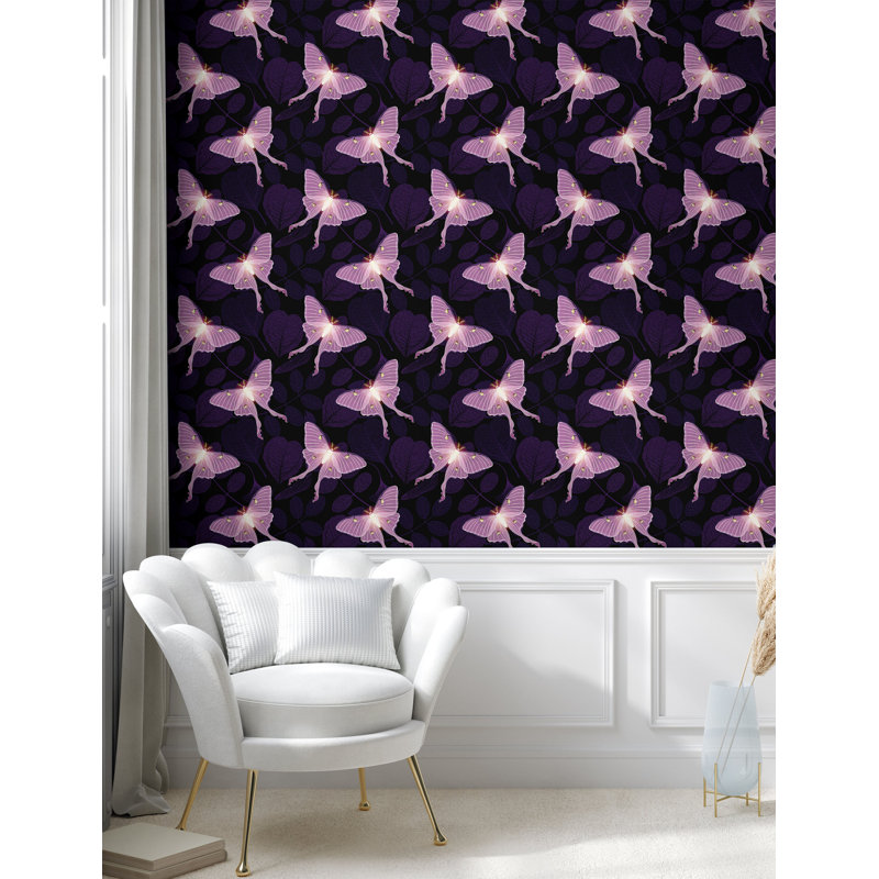 Torrick Roll, L 100 po x l 13 po, Lilas pâle, mauve foncé