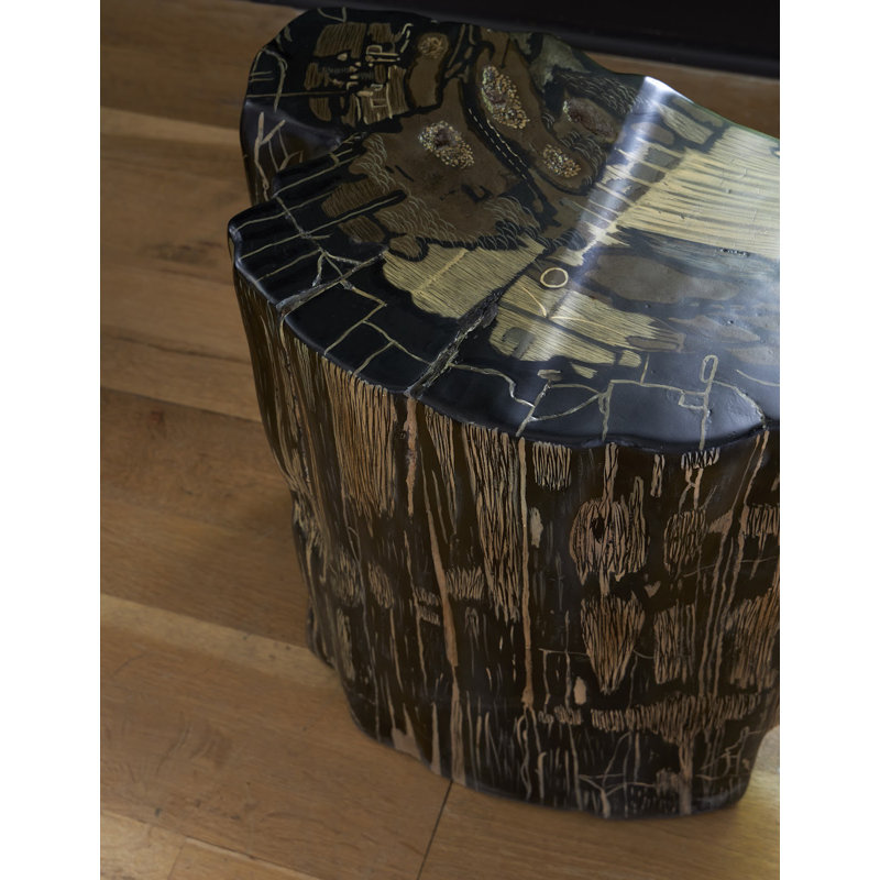 Cast Naturals Petrified Accent Stool