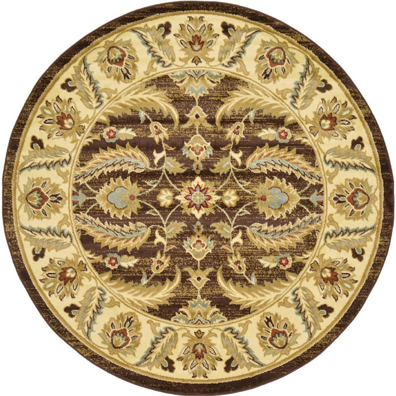 Odyssey Oriental Indoor Rug, Round 6'