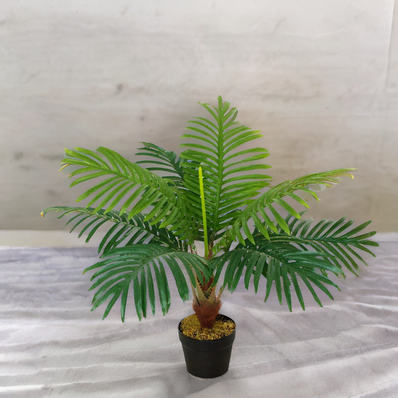 60cm Faux Palm Plant in Freestanding
