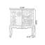 Console rectangulaire en bois manufacturé blanc massif-274526241
