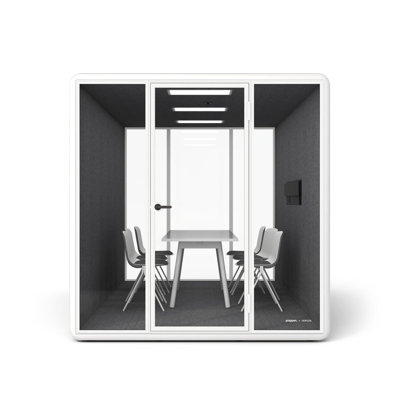 Table Series A, Wht / Wht + chaises, Wht