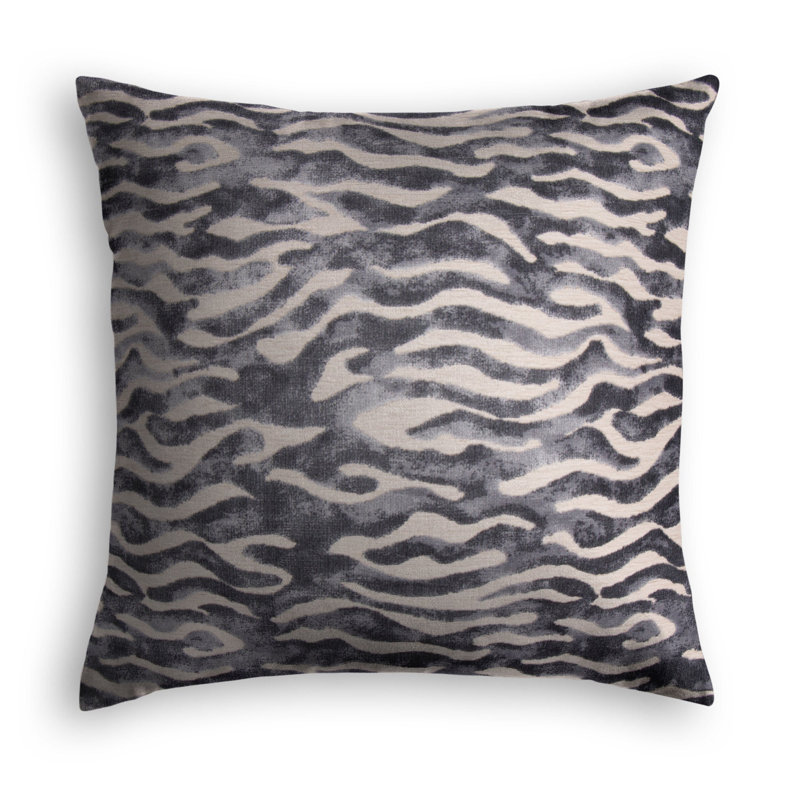 Housse et insert de coussin décoratif en coton, H 18 po x l 18 po, Brun