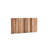 UltraWood Teak Natural Jointless Vertical Wall Paneling