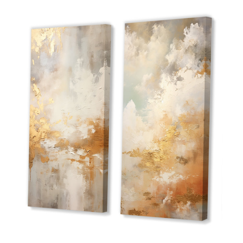 Ensemble de salon 2 pièces Magic Sky Simplicity, H 40 po x l 41 po, Toile tendue