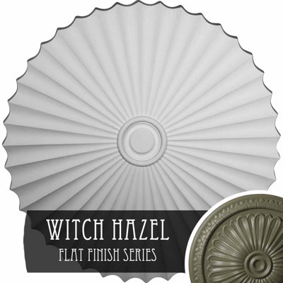Endurathane Shakuras Ceiling Medallion, 47 5/8"OD x 2"P (For Canopies up to 6 1/2"), Hand-Painted Witch Hazel Finish