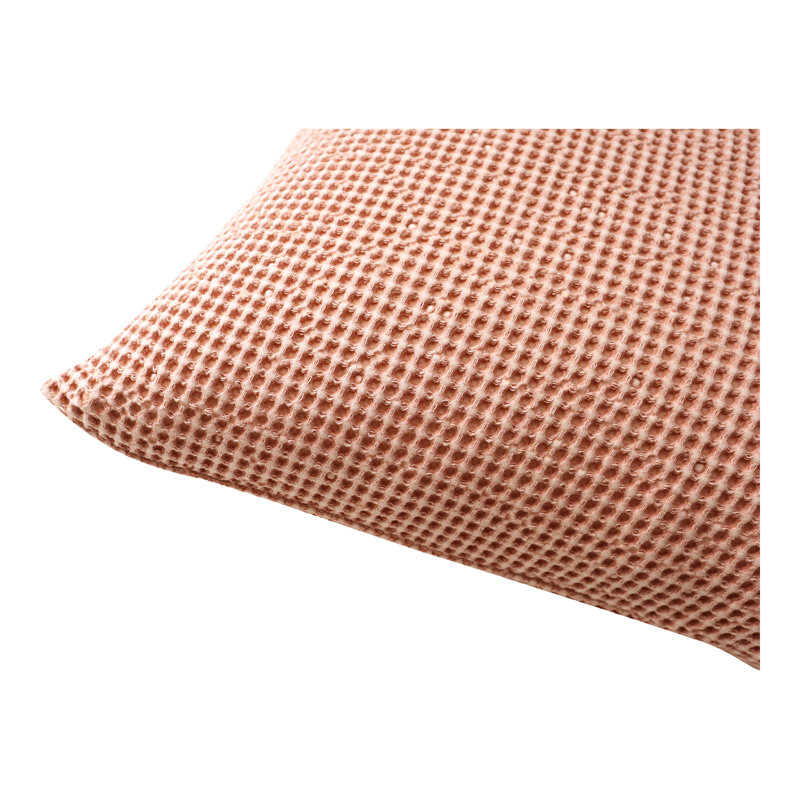 Desert Pink Cotton Transitional Throw Pillow
