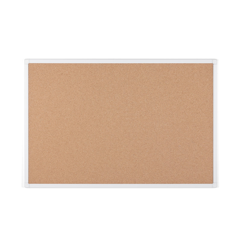 Maya Wall Mounted Magnetic Bulletin Board, Yellow, 120cm H x 180cm L x 1.5cm D