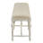 Linen Blend Upholstered Bench