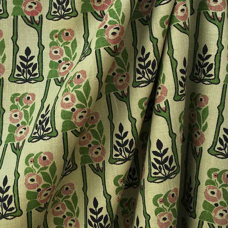 Rose Bud, Celadon Red