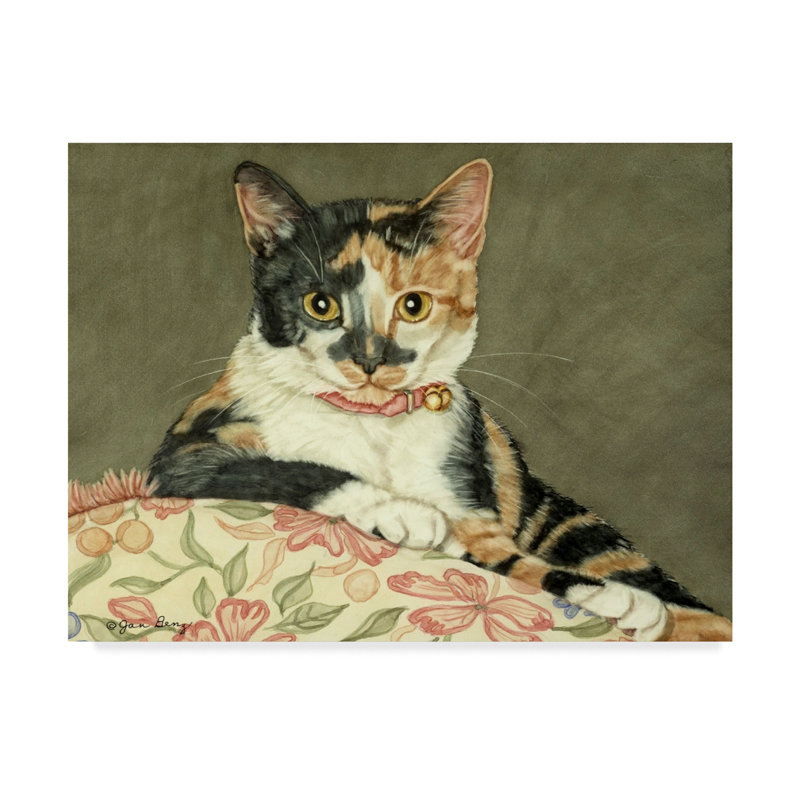 Art mural sur toile tendue - «Jan Princess», décoration murale pour salon, chambre à coucher ou bureau - 18 x 24