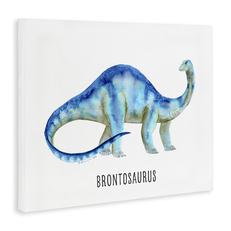  «Brontosaurus Dinosaur Apprendre» par Brett Blumenthal, H 16 po x l 20 po