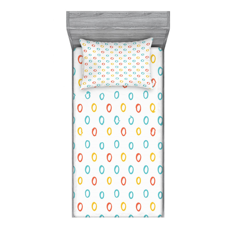 Microfiber Sheet Set, Twin Sheet Set with Fitted Sheet