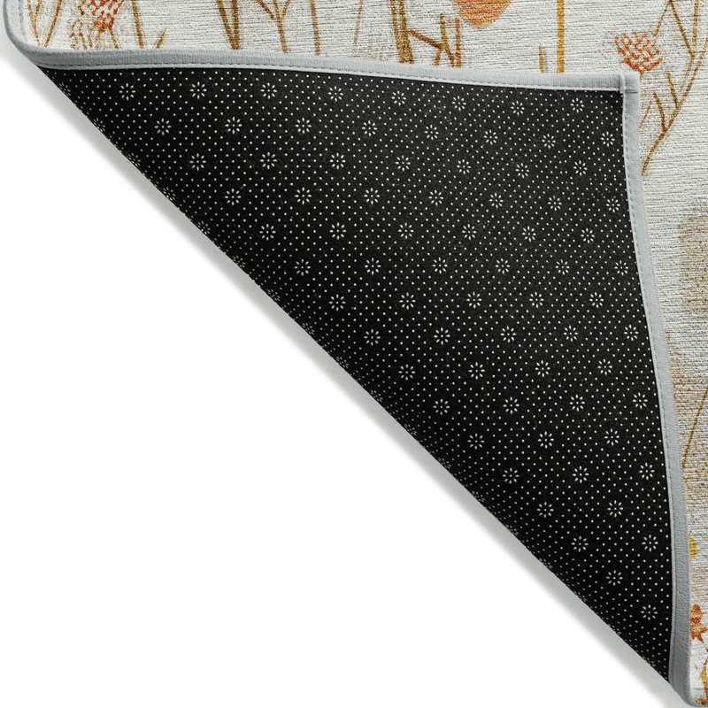 Tapis ivoire intérieur / extérieur lavable à la machine Claudian ACN1500, Tapis de couloir 2 pi 3 po x 7 pi 6 po