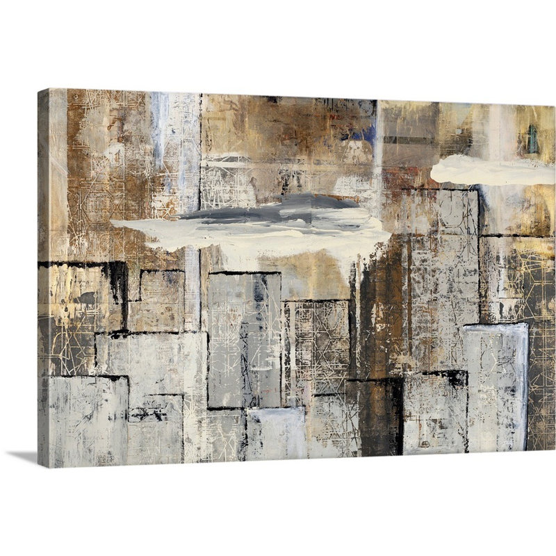 «City Workings II» par Tyson Estes, impression sur toile, Toile tendue, H 24 po x l 36 po x P 1,25 po