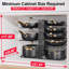 Iron Rectangle Countertop / Cabinet Pot Rack