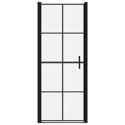 Jessen 358.3mm W x 767.7mm H Pivot Framed Shower Door with Clear Glass