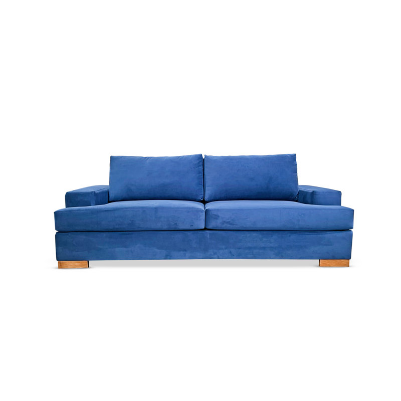 Accoudoirs carrés 84 po Duccia, 72", Huître Hamstead, Naturel
