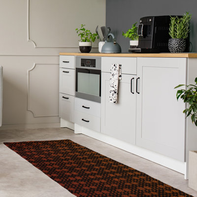 Chenille Geometric Indoor Rug