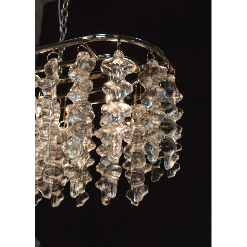 Brutale 14 - Light Chandelier, Polished Nickel