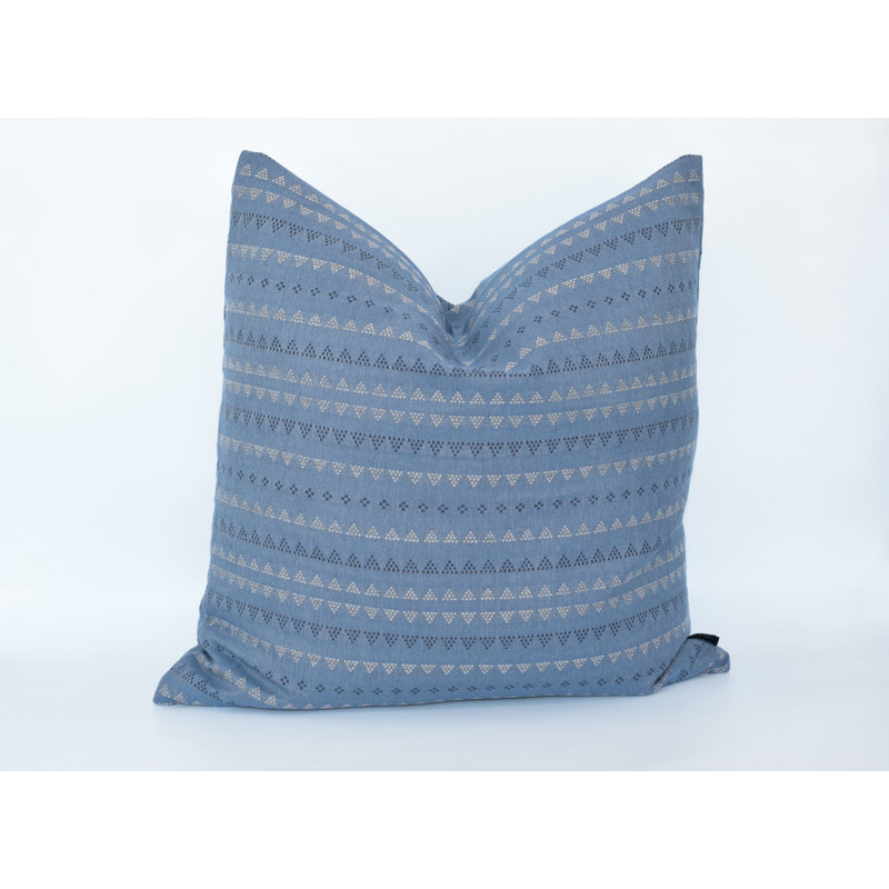 Indigo/Gray Pillow Cover & Insert