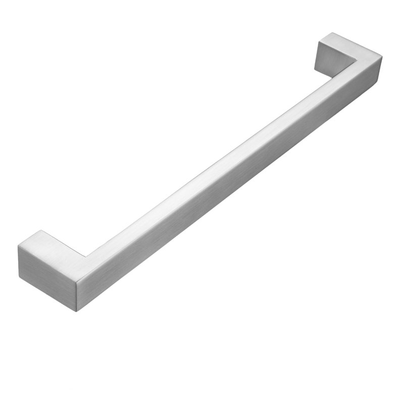 Architectural Flat 12" Center to Center Satin Nickel Appliance Bar Pull, 12", Satin Nickel