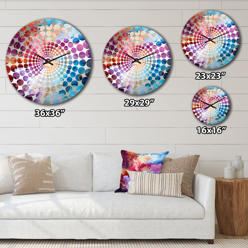Horloge murale Aurora Borealis, Petit