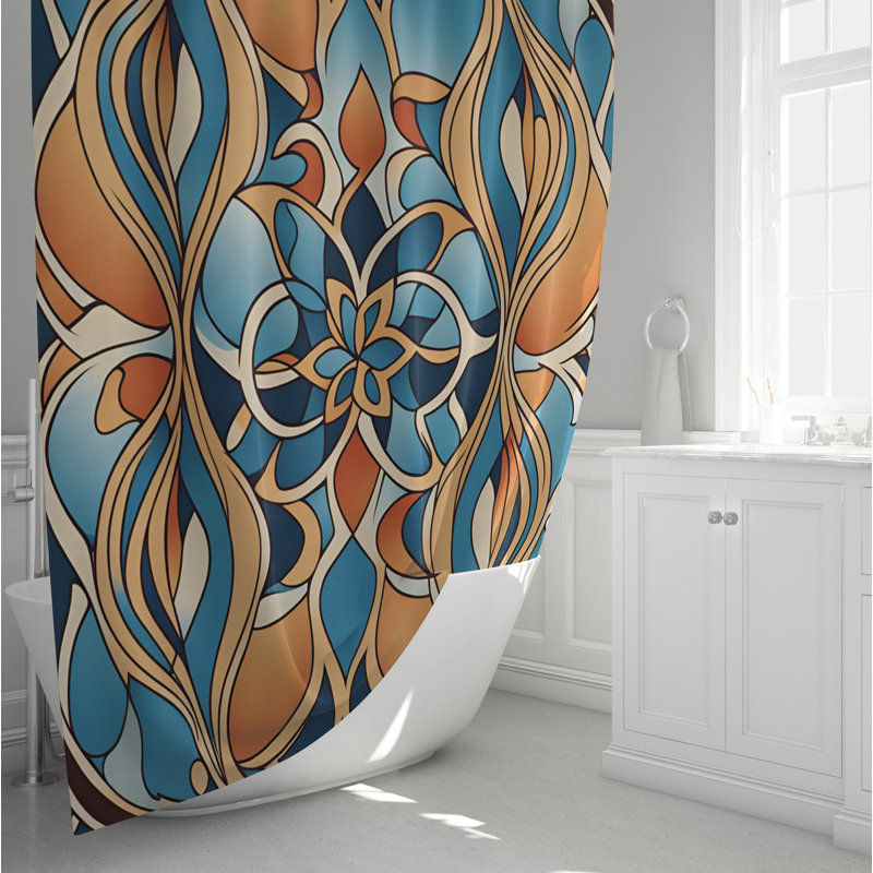 Rideau de douche Serrah, H 72 po x l 70 po