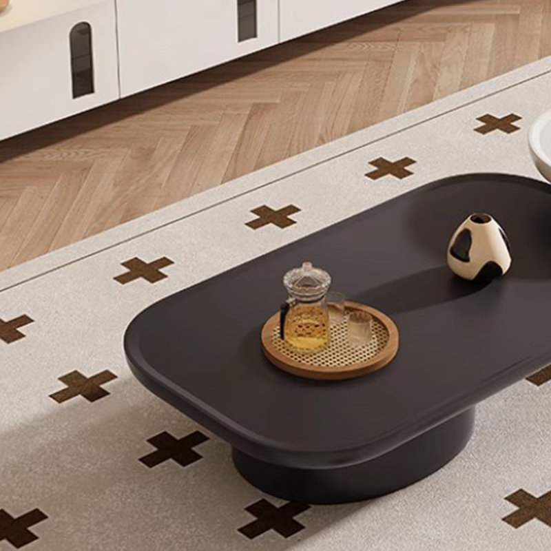 Table basse de salon de style crème, H 12,59 po x L 47,24 po x l 23,62 po