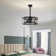 20''Industrial 5-Blade  Ceiling Fan With Remote Control ,5 ABS Blades Small Size Ceiling Fan