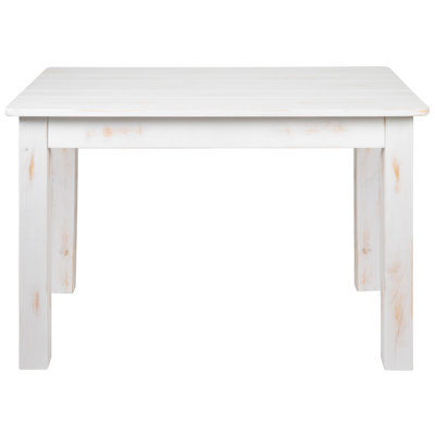 Taren Rectangular Solid Pine Farmhouse Dining Table