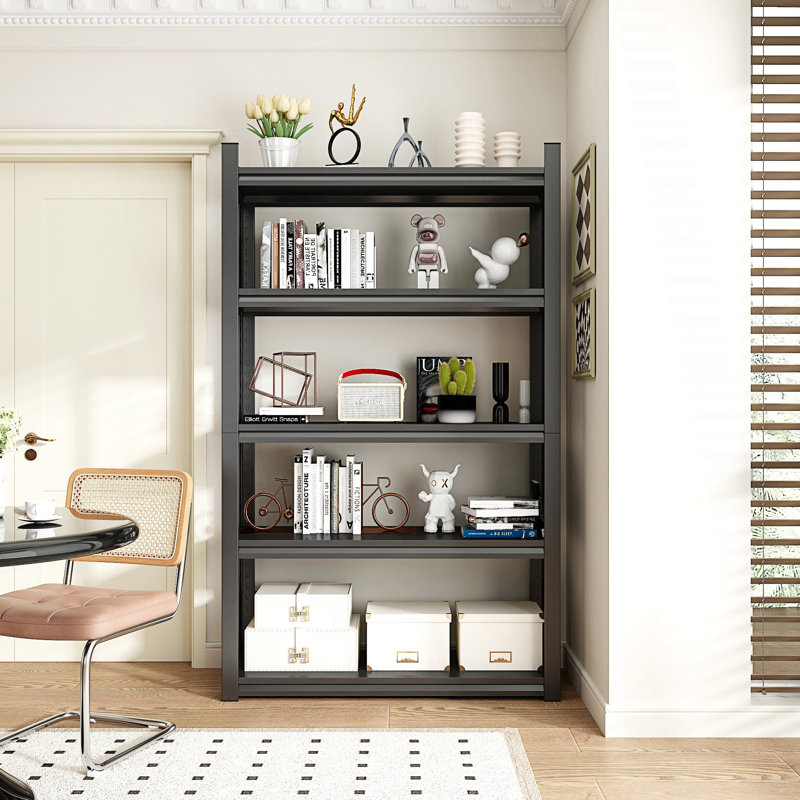 Étagères en métal à 5 niveaux, étagères de garage, étagères de salon, (5 Shelves) 72.09"H x 35.46"W x 15.81"D