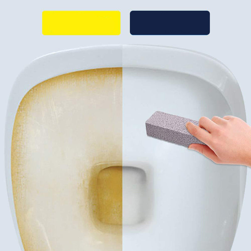 une brosse de nettoyage pour carrelage de toilette avec brosse de pierre ponce, H 5,91 po x l 4,92 po x P 1,38 po, Brun