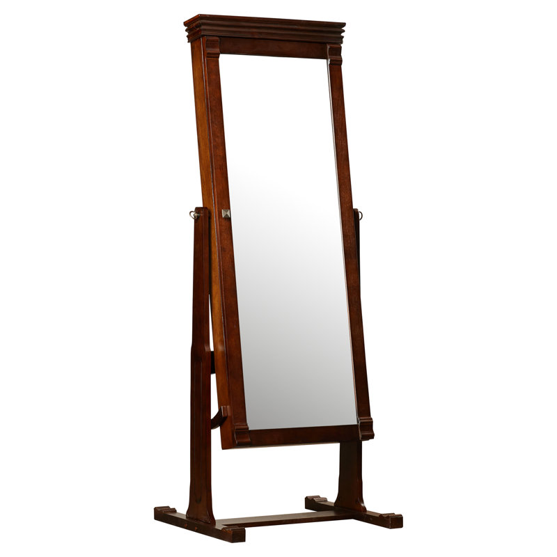 Armoire pour bijoux avec miroir autoportante