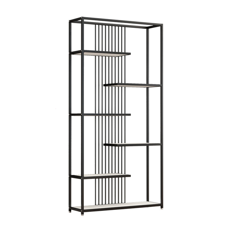 Étagère de rangement de luxe à plusieurs niveaux, présentoir à cosmétiques et armoire de présentation de bureau, Black