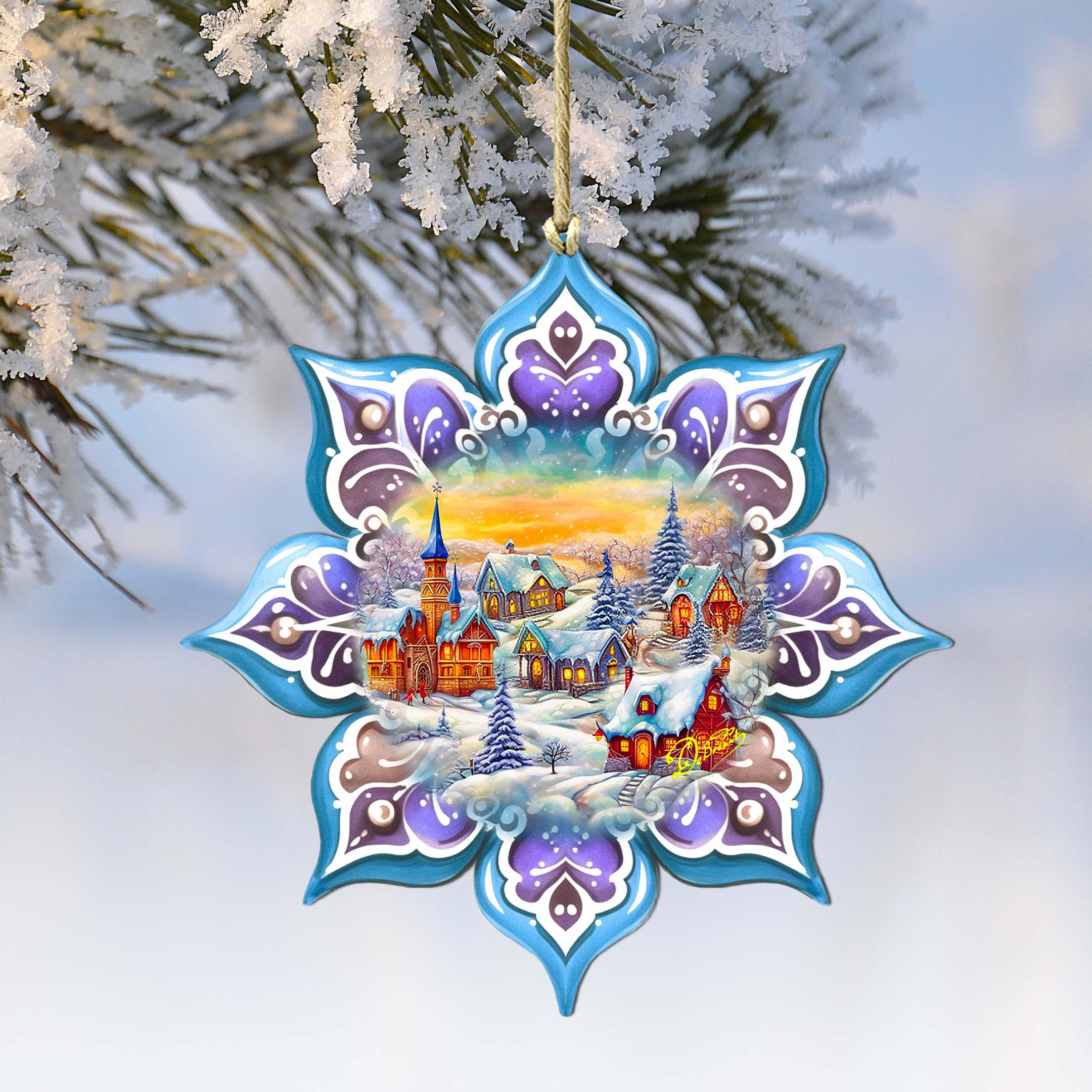 Christmas Ornament Landscape 7
