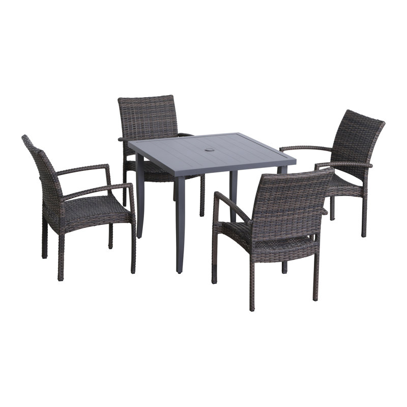 Ensemble repas extérieur pour 4 personnes Chimnonso