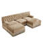 Canapé en U avec frange et conception modulaire pour le salon-298132492-298977207