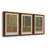 Nouveau Decorative VII - 3 Piece Picture Frame Painting Set on Canvas-1543928507-1543928500
