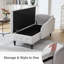 Chaise longue de rangement en velours Eastham-1395053785-1395031066