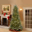 6.5 Ft. Snowy Morgan Spruce Slim Tree With Dual Color® LED Cosmic Lights®