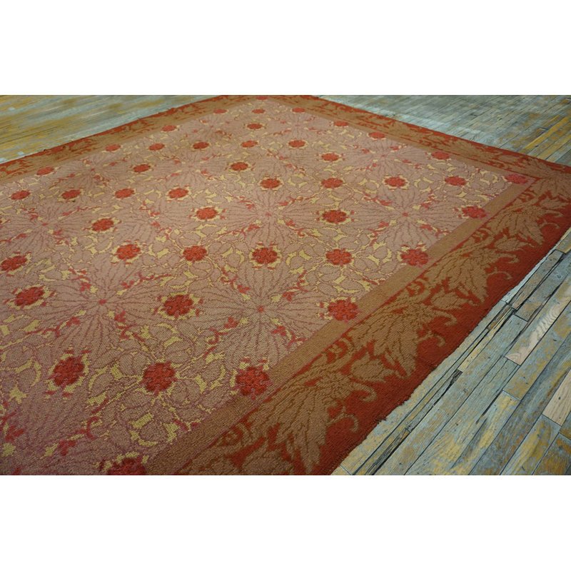 Tapis antique noué Allover Donegal - Arts & Crafts