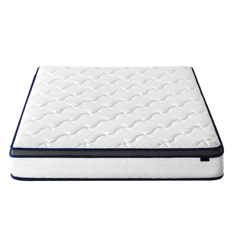 Tight Top Pocket Spring Mattress 25cm/10in Height with Cushion Top, Double (4'6)