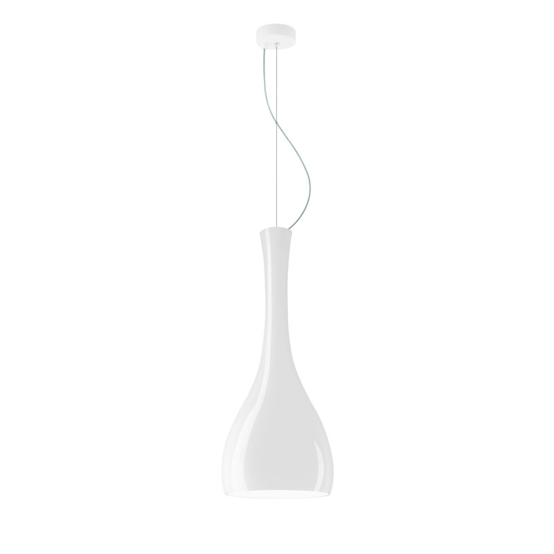 Itteki 1 - Light Teardrop Pendant, Black, Black, Opal Glossy
