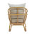 All Weather Polyethylene (PE) Rattan Indoor/Outdoor Lounge Chair, Patio Chair with Cushions and Armrests, Perfect For Patio, Porch, Or Garden-119420572