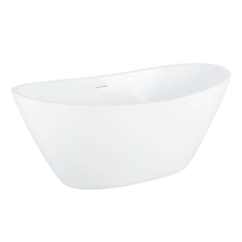 60" Treece Acrylic Freestanding Tub With Foam