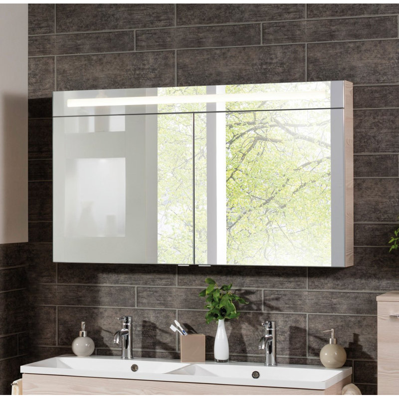 B.Clever Bathroom Cabinet, Alaska ash