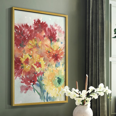 Floral Treats II, reproduction encadrée - bois massif